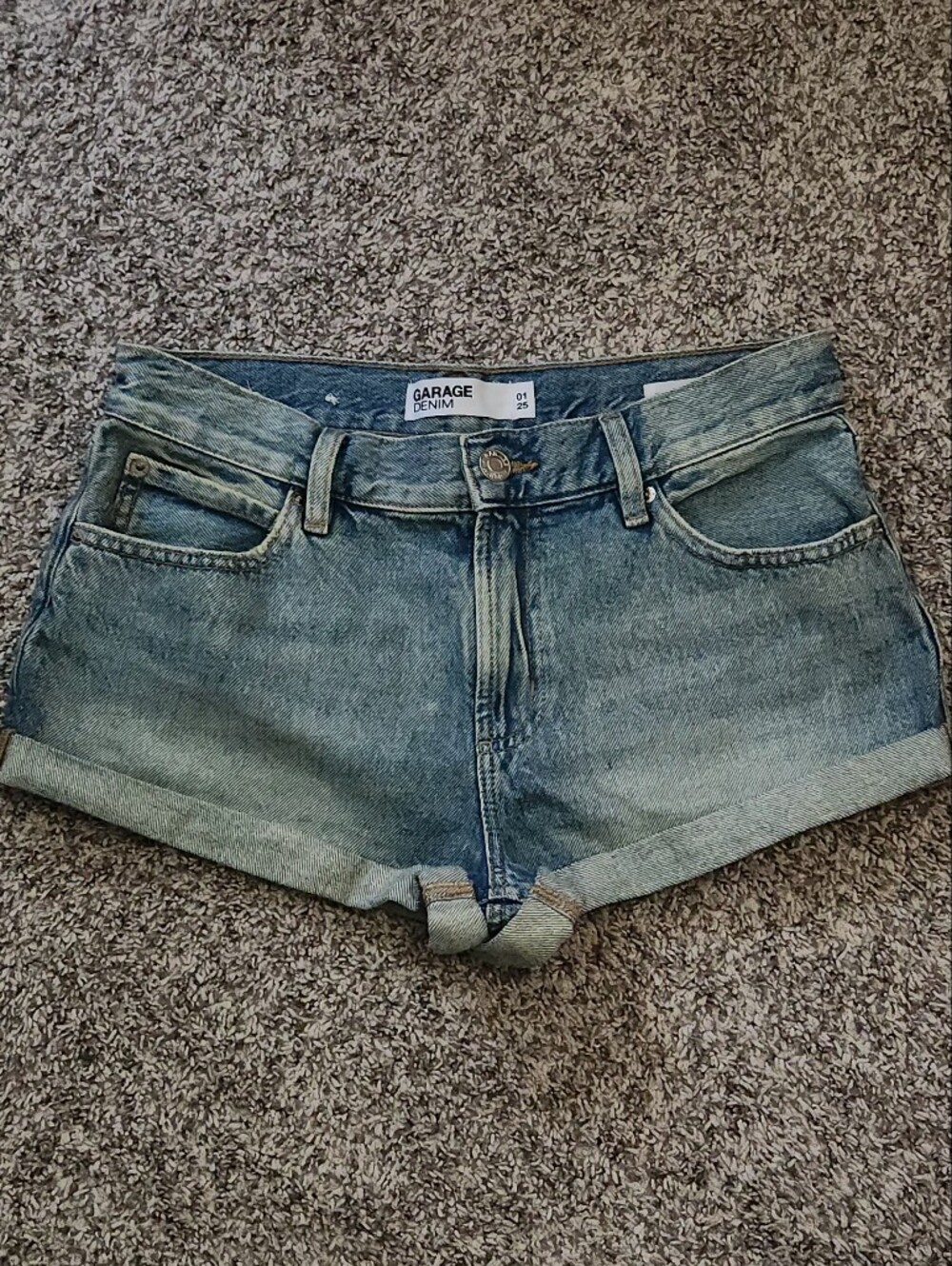 Garage denim shorts
